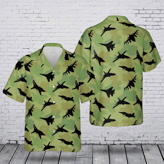 USAF Aircraft Hawaiian Shirt