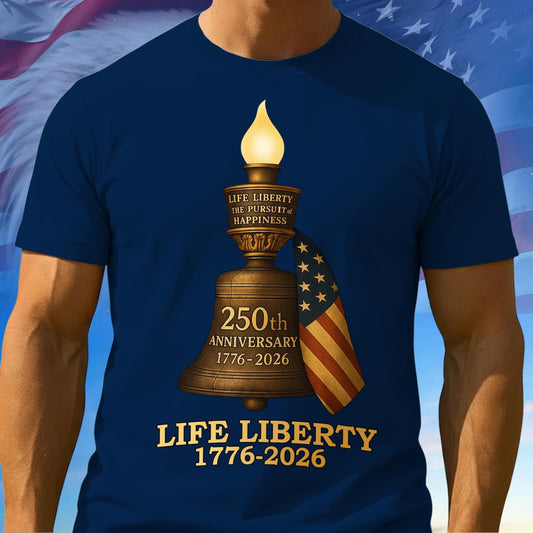 Mens 250 Anniversary USA Shirt, Bald Eagle American Flag Tee, 1776–2026 Shirt for Men & Women, Patriotic Tee, Independence Day Gift Ideas
