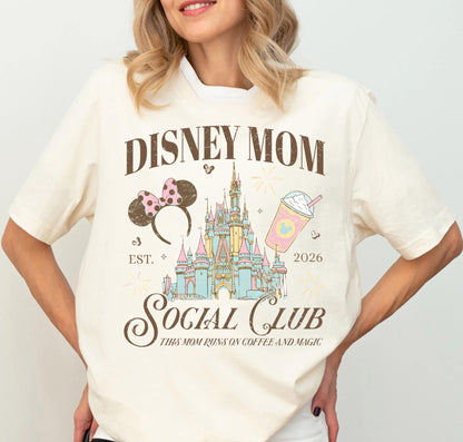 Retro Vintage  Mom Social Club Shirt, This Mom runs on Coffee T-shirt, Magic Magical Mom Sweatshirt, Mother's Day  Crewneck