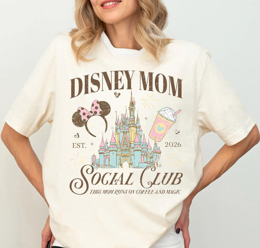 Retro Vintage  Mom Social Club Shirt, This Mom runs on Coffee T-shirt, Magic Magical Mom Sweatshirt, Mother's Day  Crewneck