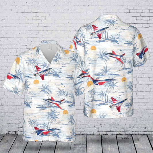 USAF F-16 Viper Classic Hawaiian Shirt